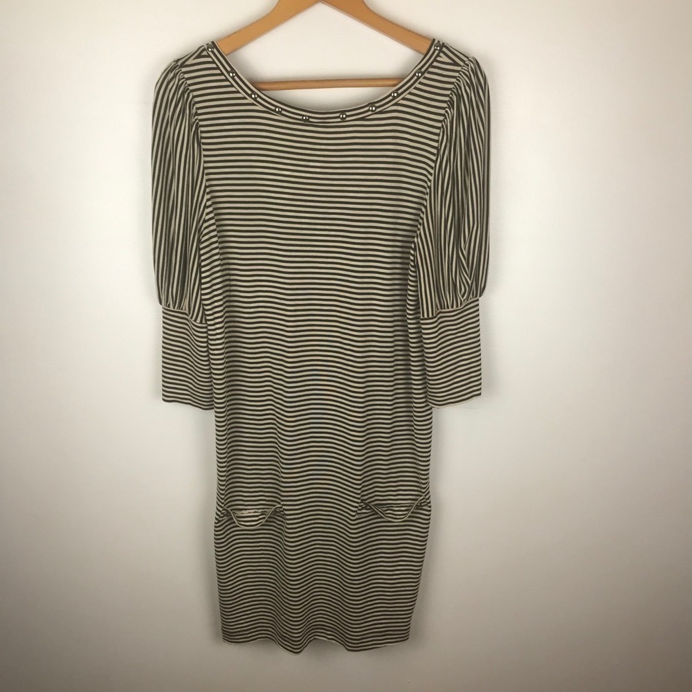 ALLEN B By Allen Schwartz Striped Dress size M